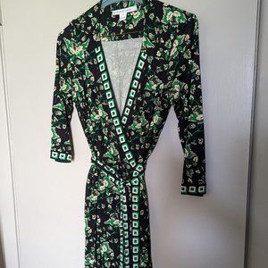 Diane Von Furstenberg DVF Wrap Dress sz 10